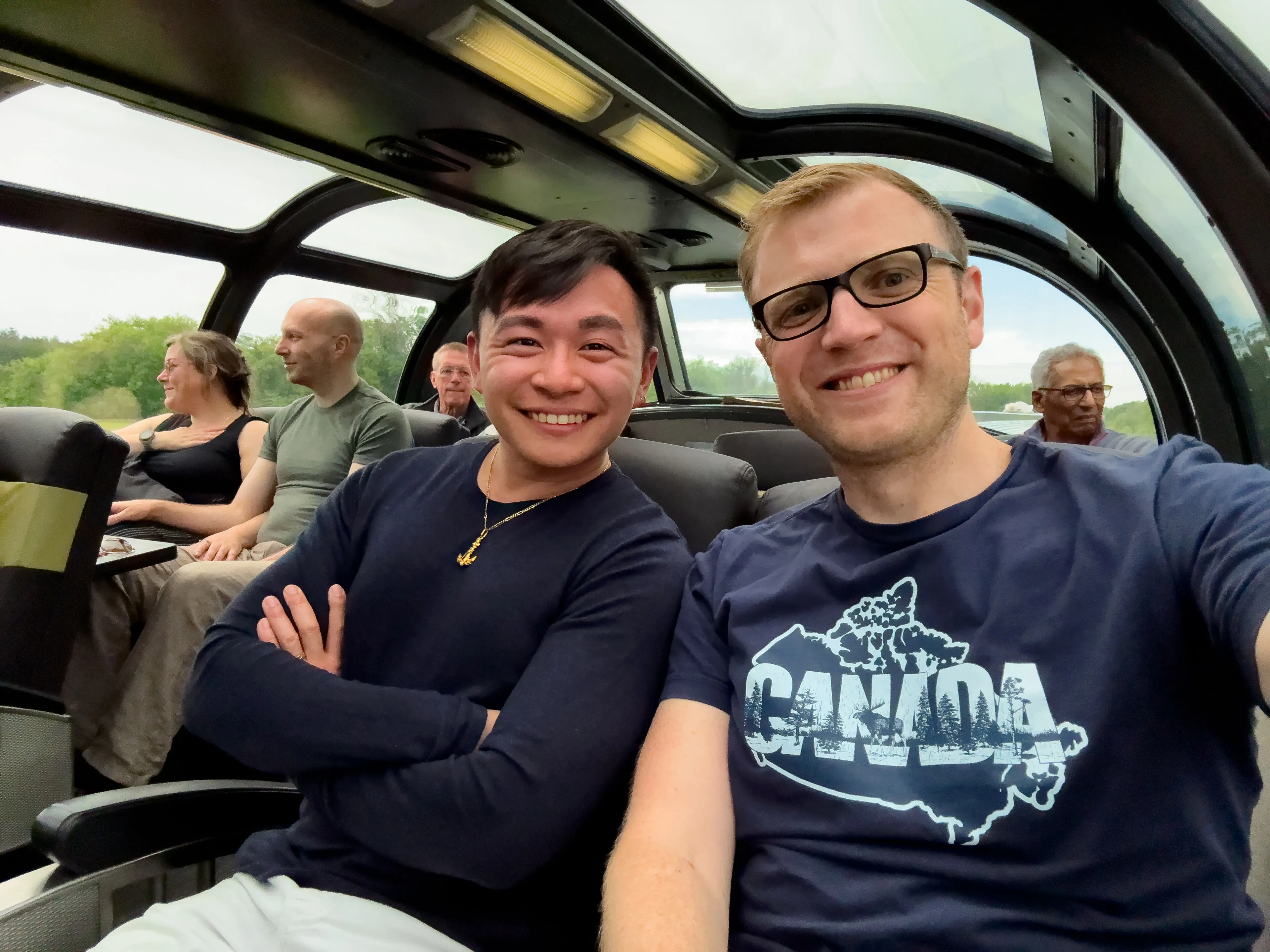 Train across Canada with my husband (2025)